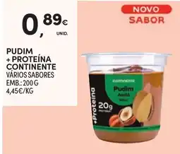 Continente Pudim + Proteína Continente promoção