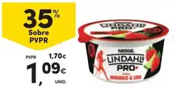 Continente Nestlé Lindahls Pro Sabor Morango & Lima promoção