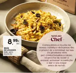 Continente Brás de legumes promoção