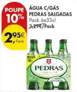 Pingo Doce Água c/gás pedras salgadas promoção