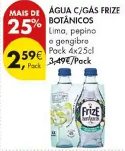 Pingo Doce Água c/gás frize botânicos promoção
