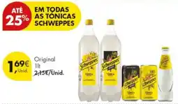 Pingo Doce Tónicas schweppes promoção