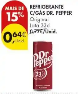 Pingo Doce refrigerante c/gás dr. pepper original promoção