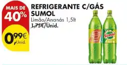 Pingo Doce refrigerante c/gás sumol promoção