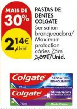 Pingo Doce Pasta de dentes colgate sensation branqueadora promoção