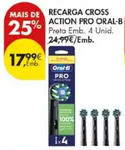 Pingo Doce recarga cross action pro oral-b promoção