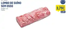 Makro Lombo de suíno sem osso promoção