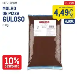 Makro molho de pizza guloso promoção