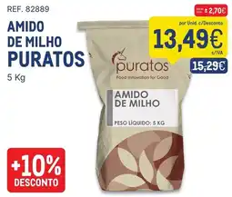 Makro Amido de milho puratos promoção