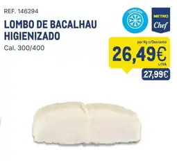 Makro Lombo de bacalhau higienizado promoção