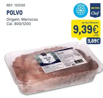 Polvo metro chef
