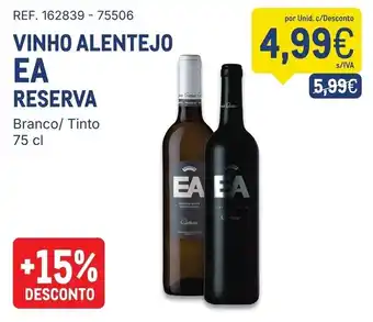 Vinho alentejo ea reserva