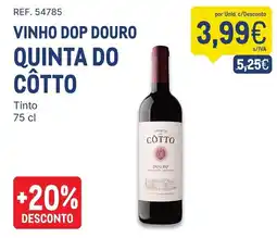 Makro vinho dop douro quinta do côtto promoção