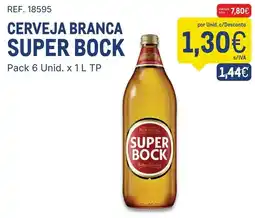 Makro Cerveja branca super bock promoção