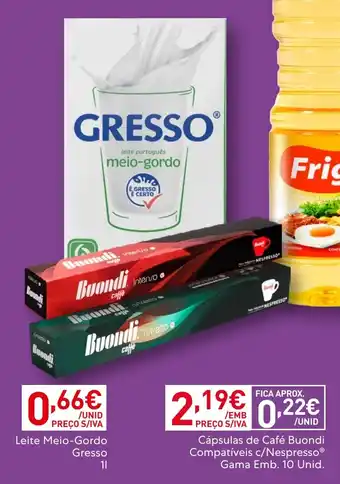 Cápsulas de Café Buondi Compatíveis c/Nespresso®