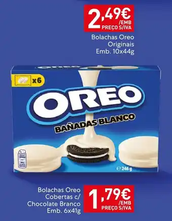 Bolachas Oreo Cobertas c/ Chocolate Branco