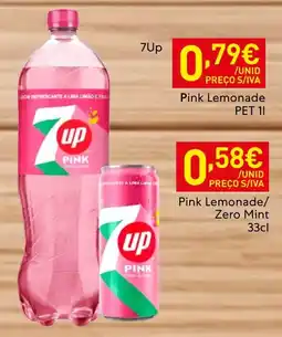 Recheio 7up Pink Lemonade promoção