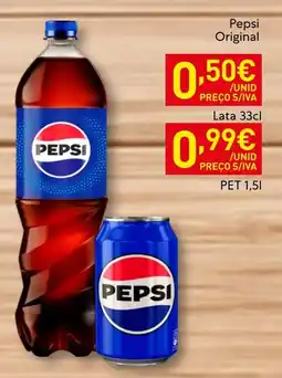Recheio Pepsi Original promoção