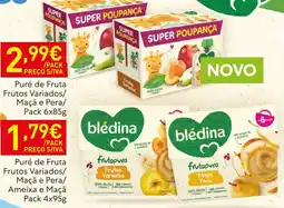 Recheio blédina puré de fruta frutos variados promoção