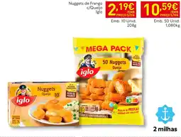 Recheio Nuggets de frango c/queijo iglo promoção
