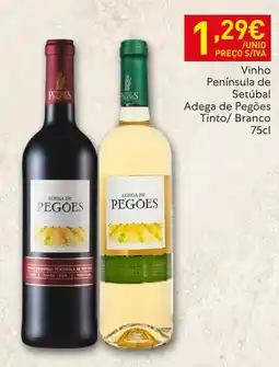 Recheio Vinho Península de Setúbal Adega de Pegões Tinto/ Branco promoção