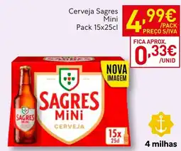 Recheio Sagres mini promoção
