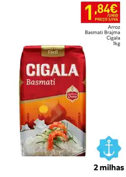 Recheio Arroz Basmati Brajma Cigala promoção