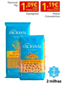 Recheio Nacional esparguete promoção