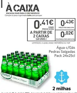 Recheio Água c/Gás Pedras Salgadas promoção