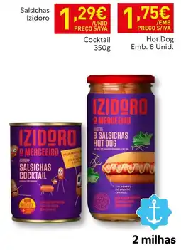 Recheio Izidoro o merceeirosalsichas cocktail promoção