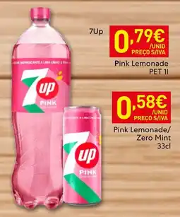 Recheio 7up Pink Lemonade promoção