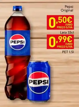 Recheio Pepsi Original promoção
