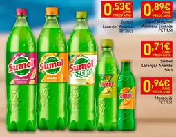 Recheio Sumol Laranja/ Ananás promoção
