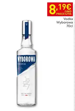Recheio Vodka Wyborowa promoção