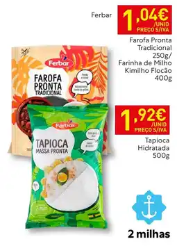 Recheio Ferbar tapioca massa pronta promoção