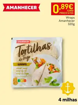 Recheio Wraps Amanhecer promoção