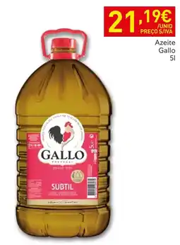 Recheio Azeite gallo promoção