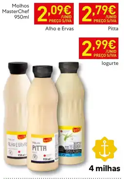 Recheio Molhos MasterChef promoção
