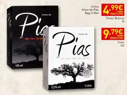 Recheio Vinho Alma de Pias promoção