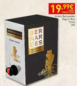 Recheio Vinho bernardes promoção
