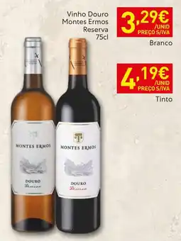 Recheio Vinho Douro Montes Ermos Reserva promoção