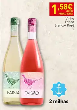 Recheio Vinho Faisão Branco/ Rosé promoção