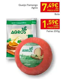 Recheio Queijo Flamengo Agros promoção