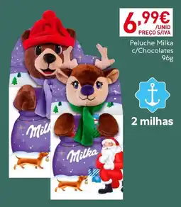 Recheio Peluche Milka c/Chocolates promoção