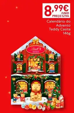 Recheio Lindt teddy calendário do advento teddy casita promoção