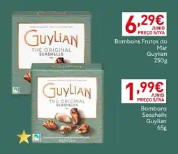 Recheio Bombons Frutos do Mar Guylian promoção