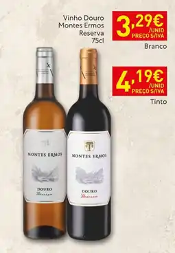 Recheio Vinho Douro Montes Ermos Reserva promoção