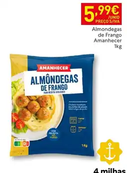 Recheio Almondegas de frango amanhecer promoção
