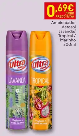 Recheio Ultra Pro ambientador aerosol lavanda tropical marinho promoção