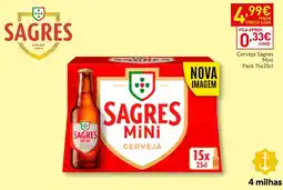 Recheio Cerveja Sagres Mini promoção